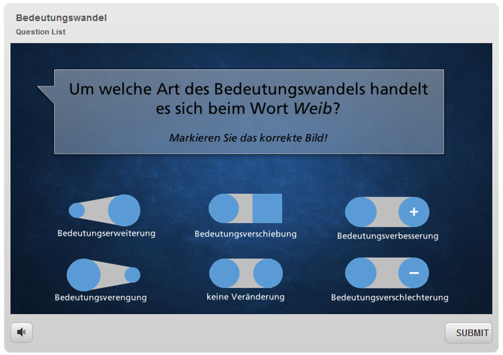 Screenshot Bedeutungswandel
