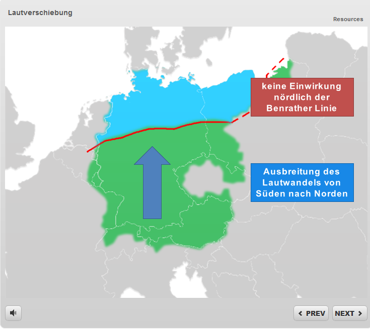 Screenshot Lautverschiebung